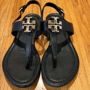 Tory Burch Black Sandals for Women